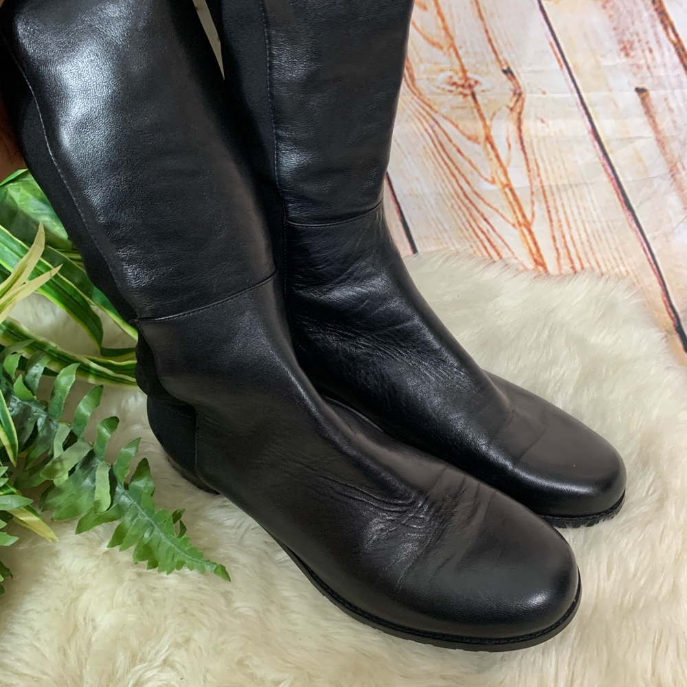 Stuart Weitzman Nappa 5050 Black Over The KneeBoot - Picture 4 of 8